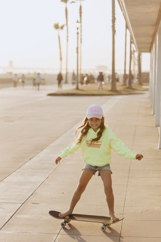 Neon yellow girlygrom sweatshirt
